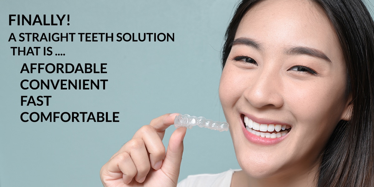 Finally a straight tooth solution that is  Affordable, Convenient, Fast, and Comfortable Photo